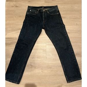 APC Petite Standard Selvedge Jeans in Dark Wash Size 29